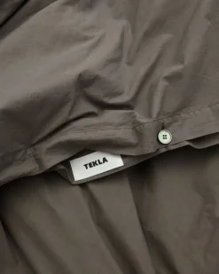 Tekla Enkelpåslakan, 150 x 210 cm, mörkt brungrå