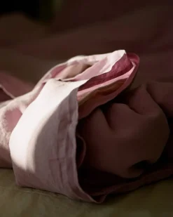 Tekla Enkelpåslakan 150 x 210 cm, kronbladsrosa