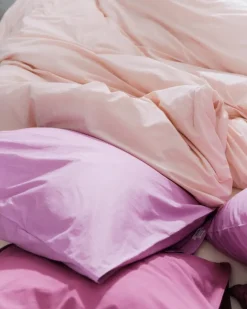 Tekla Enkelpåslakan 150 x 210 cm, kronbladsrosa