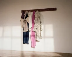 Tekla Gästhandduk, kodiakbruna ränder