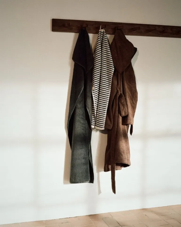 Tekla Handduk, kodiakbruna ränder