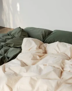 Tekla Påslakan, enkelt, 150 x 210 cm, olive green