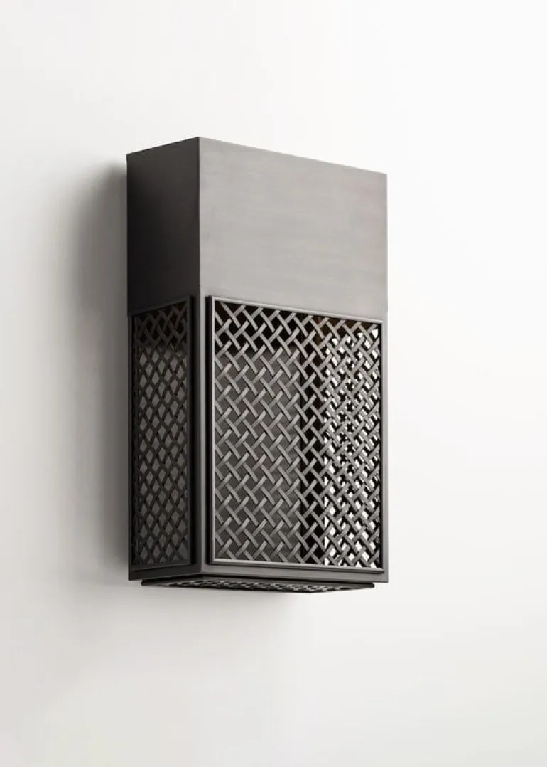 Tekna Maddox vägglampa, mörkbrons