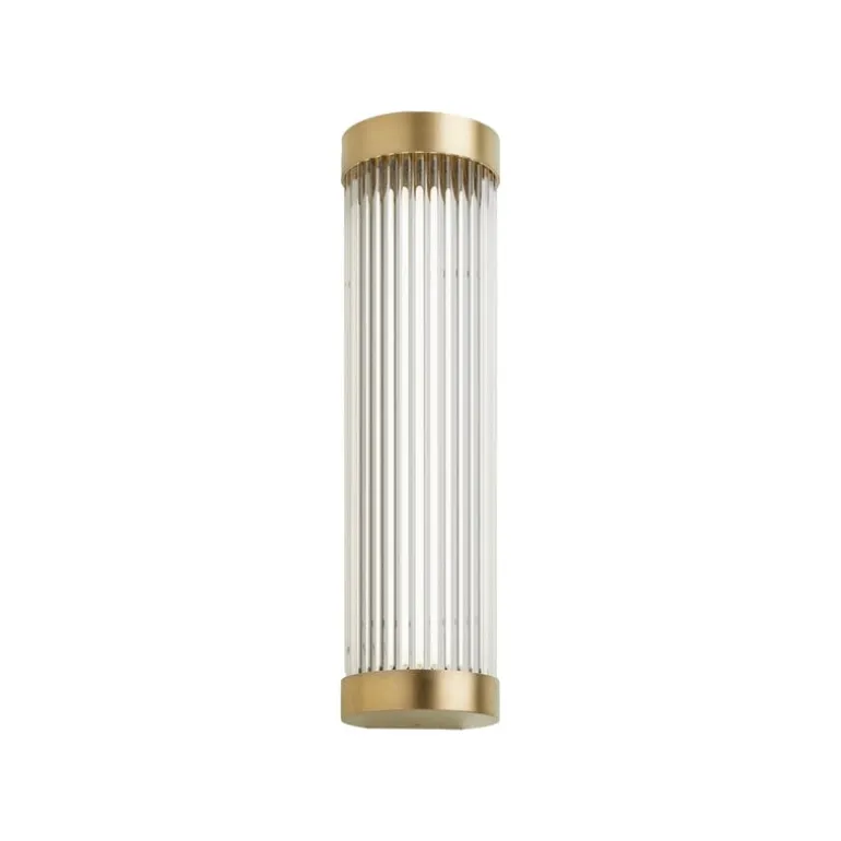 Tekna Mercer vägglampa, sateen brass