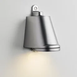 Tekna Spreaderlight vägglampa, inomhus/utomhus, borstad kromad mässing