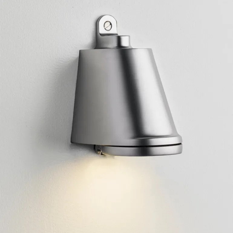 Tekna Spreaderlight vägglampa, inomhus/utomhus, borstad kromad mässing