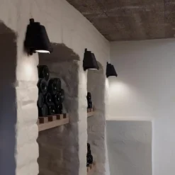 Tekna Spreaderlight vägglampa, inomhus/utomhus, mörk brons