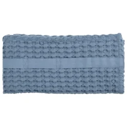 The Organic Company Big Waffle handduk, gråblå