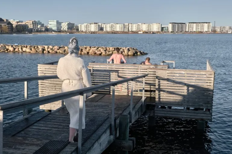 The Organic Company Big Waffle morgonrock, naturvit