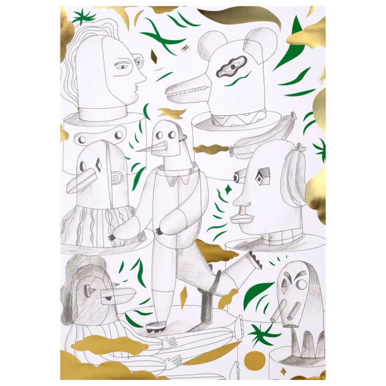 The Wrong Shop Animalotèque poster, 47,5 x 67,5 cm