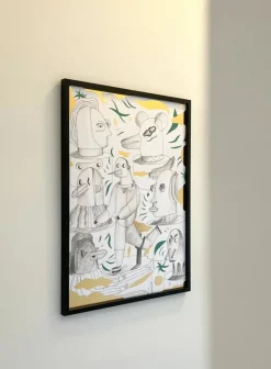 The Wrong Shop Animalotèque poster, 47,5 x 67,5 cm