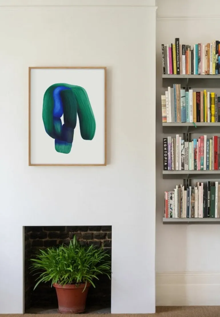 The Wrong Shop Drawing 19 affisch med ekram, 62,2 x 79,1 cm