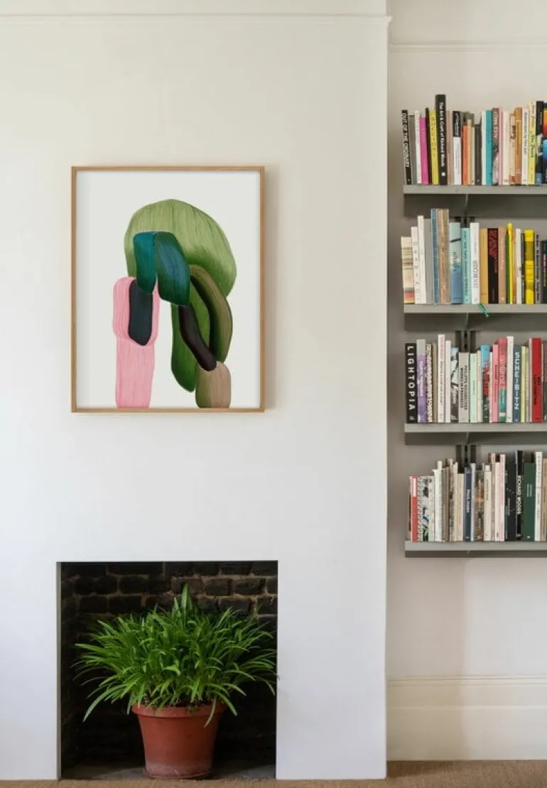 The Wrong Shop Drawing 17 affisch med ekram, 62,2 x 79,1 cm