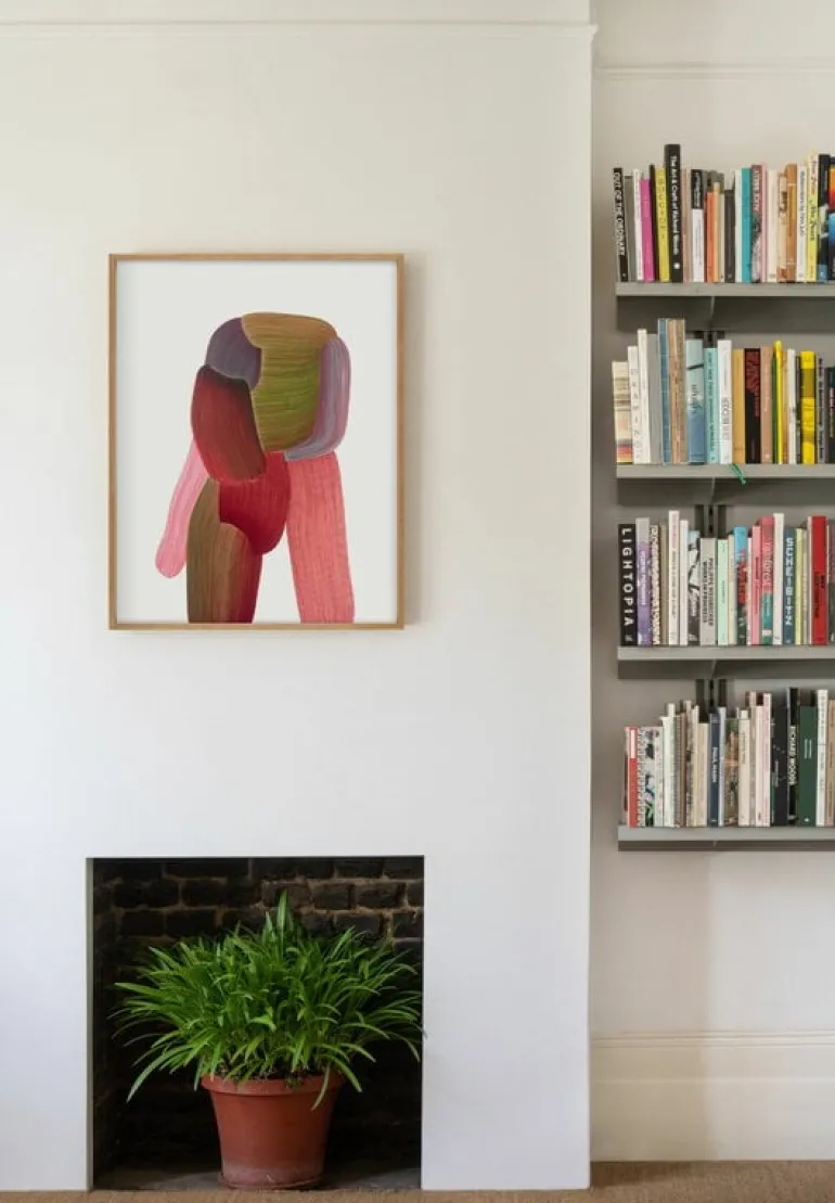 The Wrong Shop Drawing 18 affisch med ekram, 62,2 x 79,1 cm