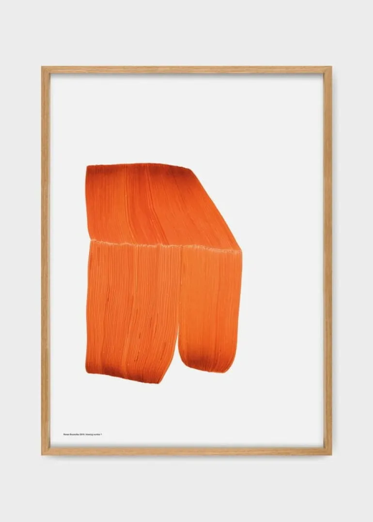 The Wrong Shop Drawing 1 poster, 50 x 68 cm