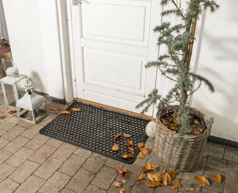 Tica Copenhagen Dot dörrmatta, 60 x 90 cm, svart