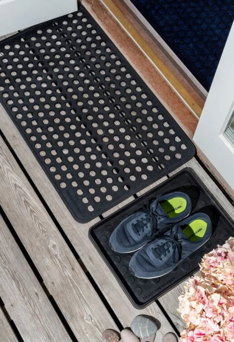 Tica Copenhagen Dot dörrmatta, 45 x 75 cm, svart