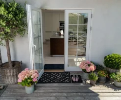 Tica Copenhagen Lines dörrmatta, 60 x 90 cm, svart