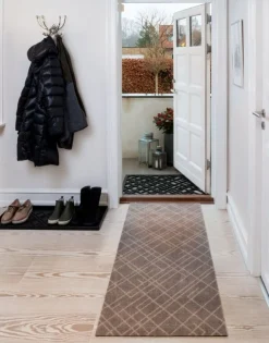 Tica Copenhagen Lines dörrmatta, 60 x 90 cm, svart