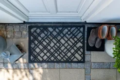 Tica Copenhagen Lines dörrmatta, 60 x 90 cm, svart