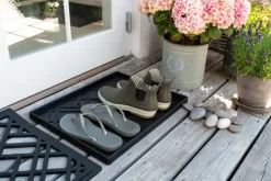 Tica Copenhagen Lines dörrmatta, 45 x 75 cm, svart