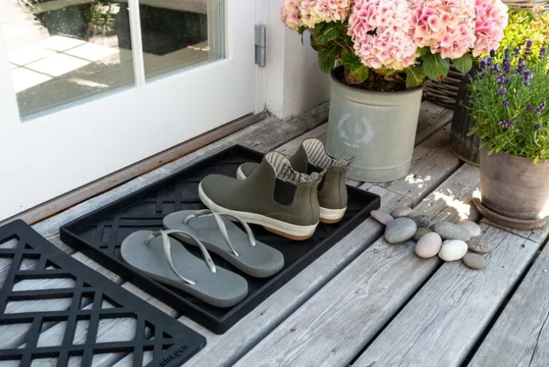 Tica Copenhagen Lines dörrmatta, 45 x 75 cm, svart