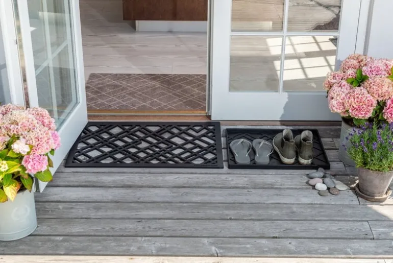 Tica Copenhagen Lines dörrmatta, 45 x 75 cm, svart