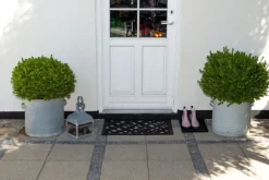 Tica Copenhagen Lines dörrmatta, 45 x 75 cm, svart