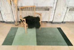 Tica Copenhagen Stripes Horizontal matta, 90 x 200 cm, grön