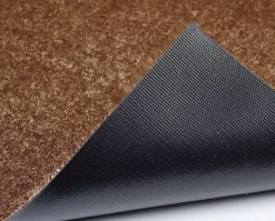 Tica Copenhagen Stripes Horizontal matta, 40 x 60 cm, konjak - mörkbrun - svart