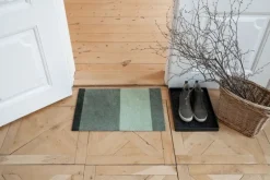 Tica Copenhagen Stripes Horizontal matta, 40 x 60 cm, grön