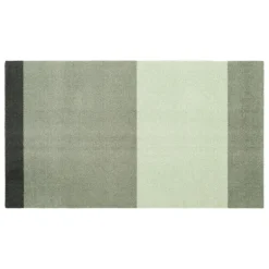 Tica Copenhagen Stripes Horizontal matta, 67 x 120 cm, grön