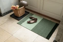 Tica Copenhagen Stripes horisontell matta, 60 x 90 cm, grön