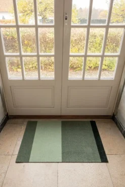 Tica Copenhagen Stripes horisontell matta, 60 x 90 cm, grön