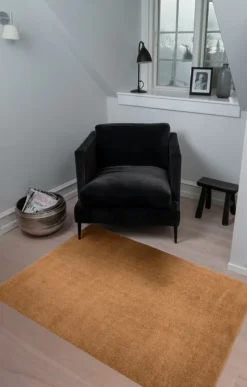 Tica Copenhagen Uni color matta, 90 x 130 cm, dämpad gul