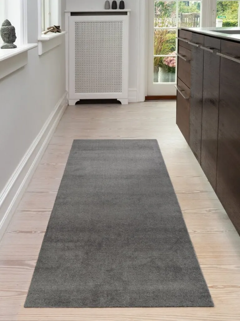 Tica Copenhagen Uni Color matta, 90 x 200 cm, stålgrå