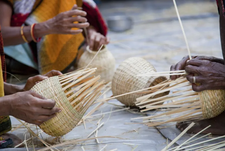 Tikau Bamboo lights Ilkka Suppanen, hänglampa, L