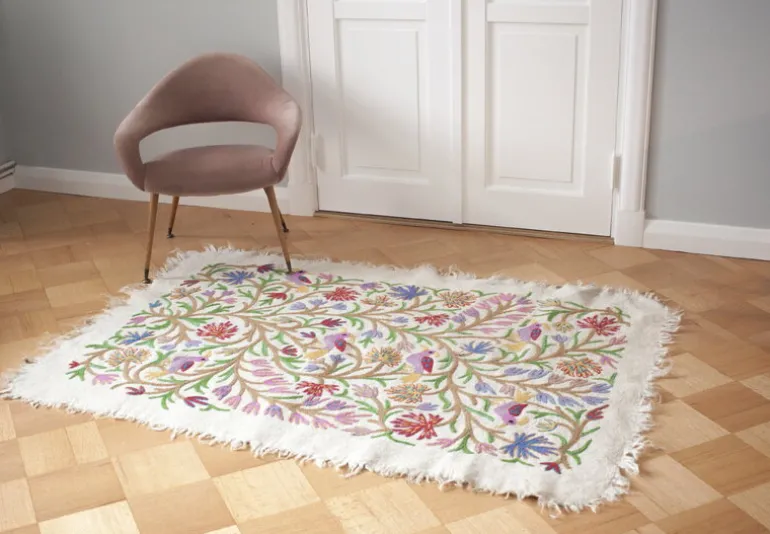 Tikau Birds Multi matta, 125 x 185 cm