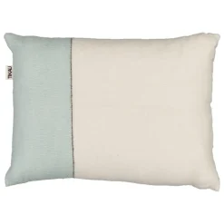 Tikau Block kudde, 45 x 60 cm, blå - svarta ränder