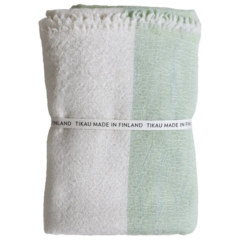 Tikau Block pläd, 145 x 185 cm, grön
