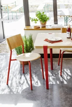 TIPTOE Bords- och skrivbordsben 75 cm, 1-pack, terracotta red