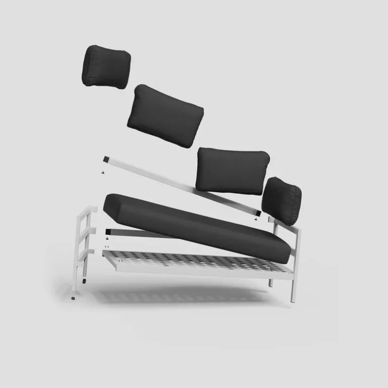 TIPTOE Easy 2-sits soffa, australgrå - ljunggrå