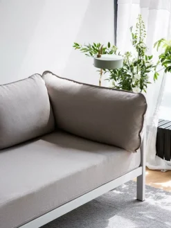 TIPTOE Easy 2-sits soffa, grafit svart - sand beige