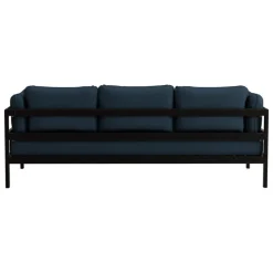 TIPTOE Easy 3-sits soffa, grafit svart - midnattsblå