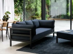 TIPTOE Easy 3-sits soffa, grafit svart - midnattsblå