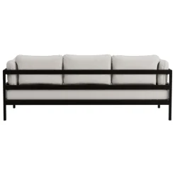 TIPTOE Easy 3-sits soffa, grafit svart - ljunggrå