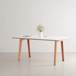 TIPTOE New Modern bord 160 x 95 cm, vit laminat - askrosa