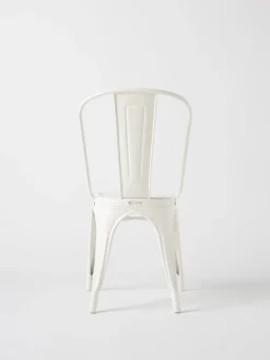 Tolix Chair A, glansigt vit