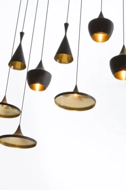 Tom Dixon Beat Fat LED-pendel, svart