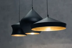 Tom Dixon Beat Flat LED-pendel, svart